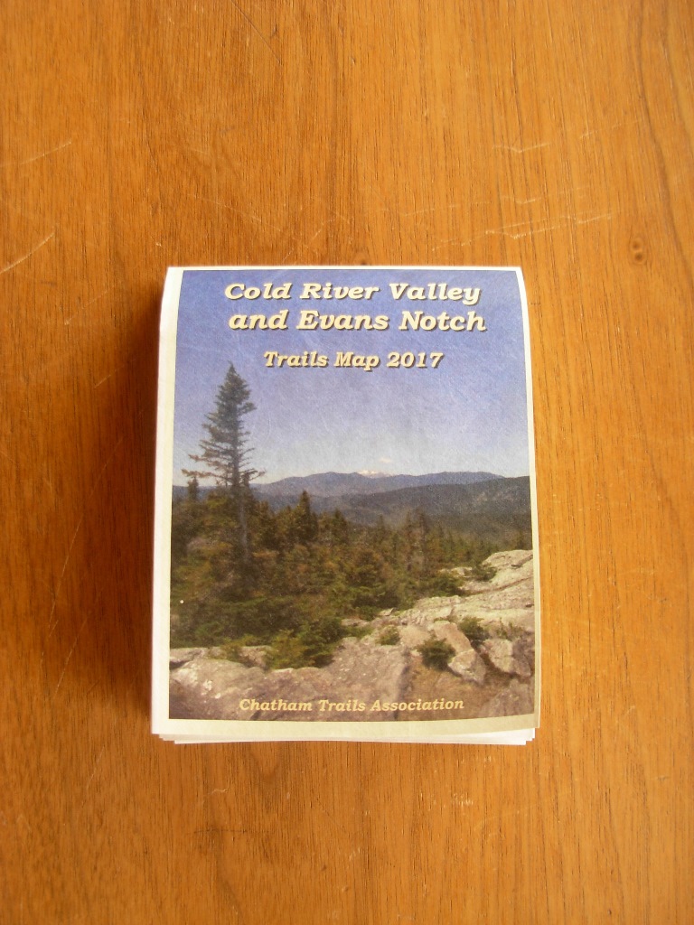 Chatham Trails Association Map of Cold River Valley and Evans Notch