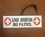 Ornament: Loon Ski Patrol (White)