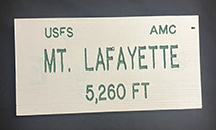 Lafayette Summit sign replica